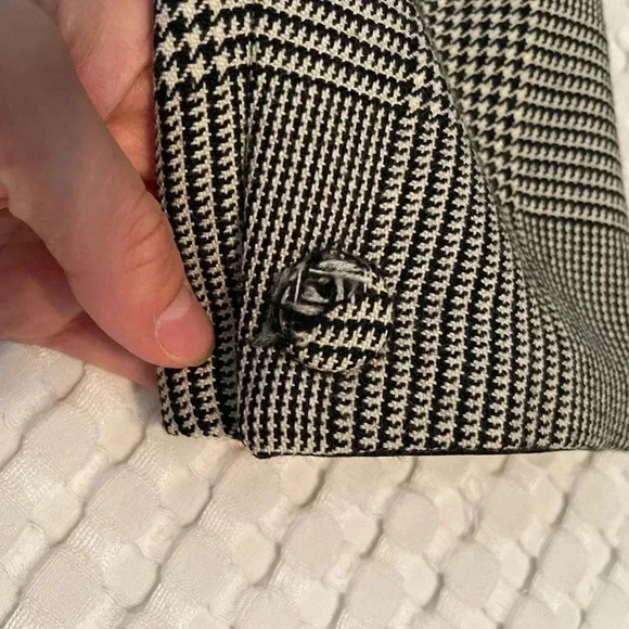 Vintage Carlisle| Houndstooth Wool Blazer| Size 8 - Picture 14 of 14